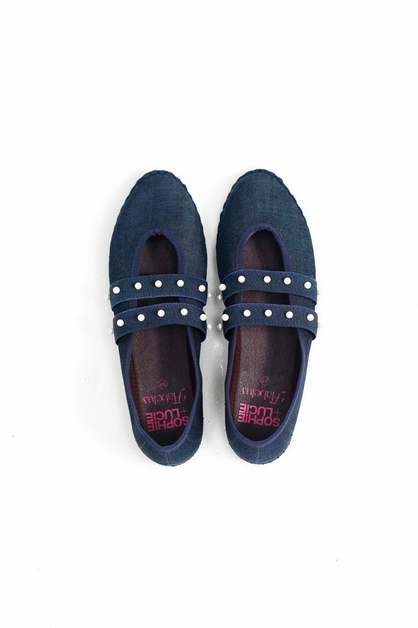 FLABELUS DENIM BALLERINA