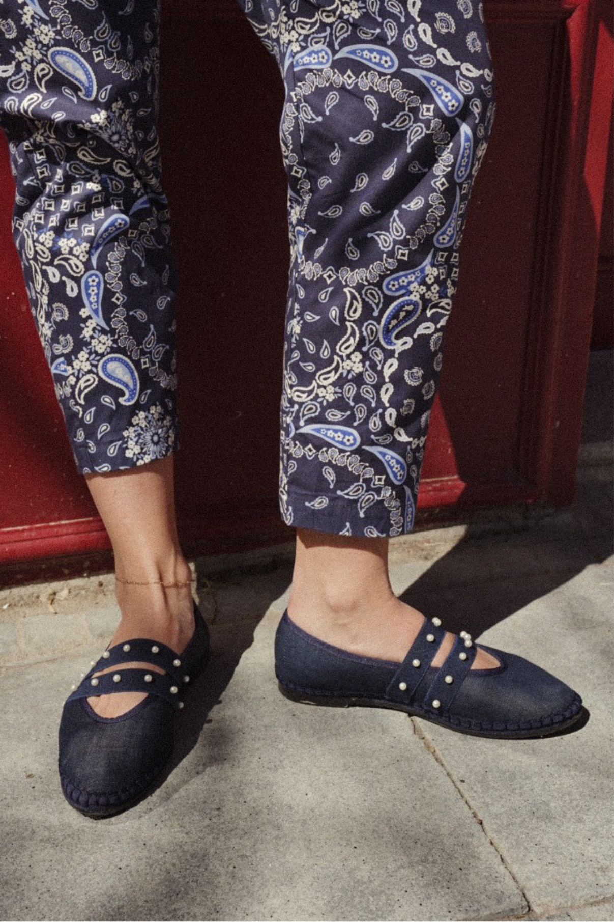 FLABELUS DENIM BALLERINA