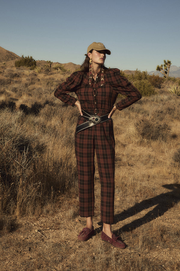 FAROL MADRAS TILE JUMPSUIT