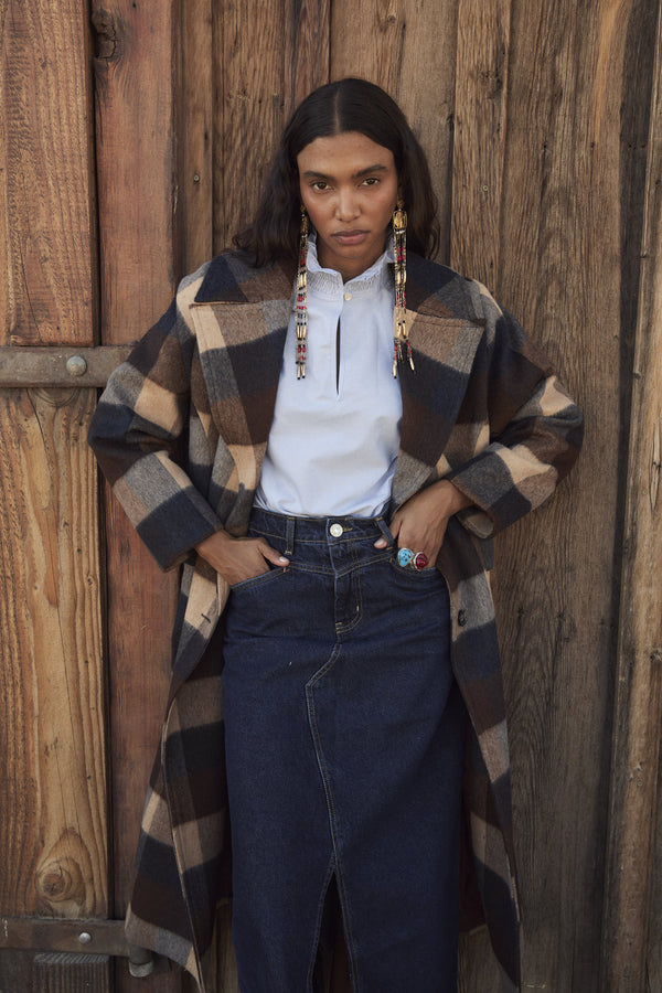 DENIM TEXAS BLUE SKIRT