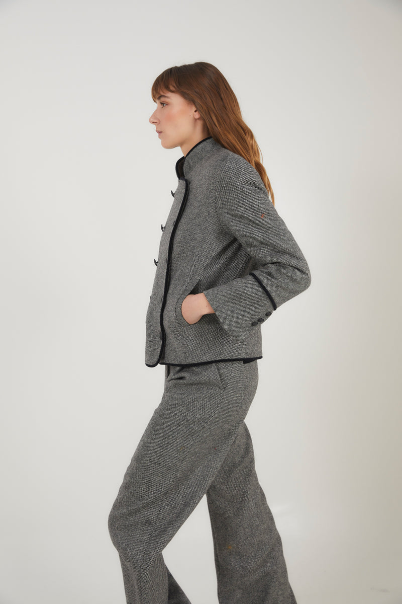 TOTAL LOOK VIENA CHEVIOT GRIS