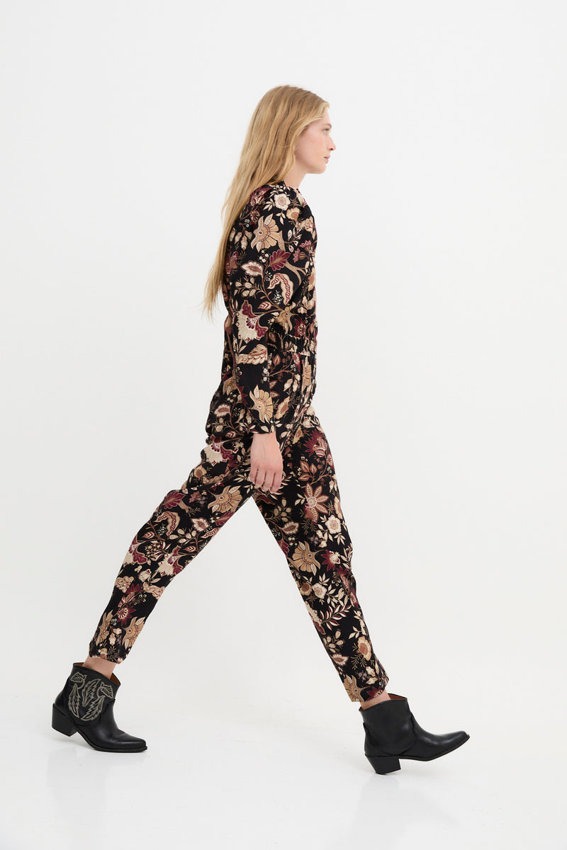 FAROL NEPAL BLACK JUMPSUIT