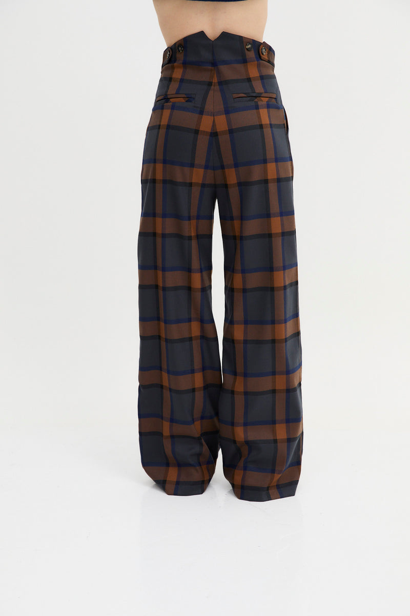 PANTALÓN WOODY ESCOCIA AZUL