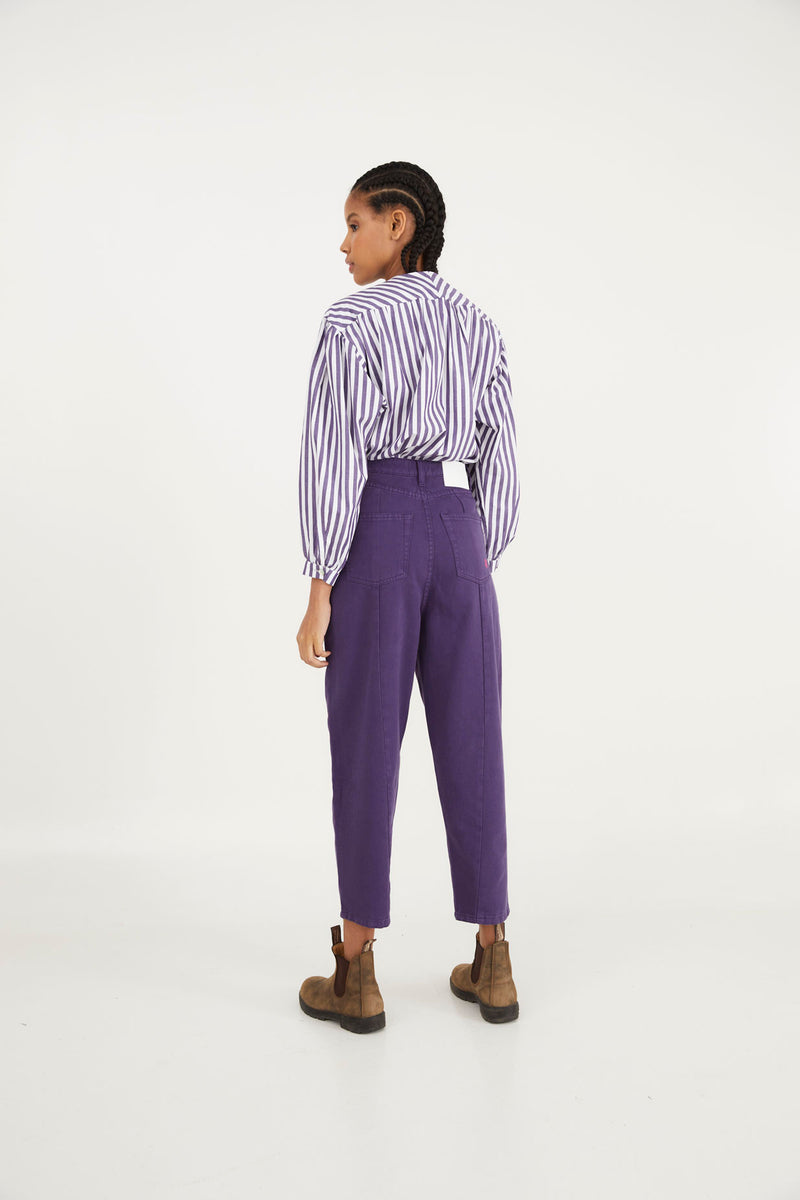 BLOUSE TIRSO STRIPE PURPLE