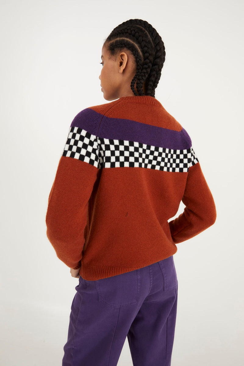 DAMERO KNITTED TILE JUMPER