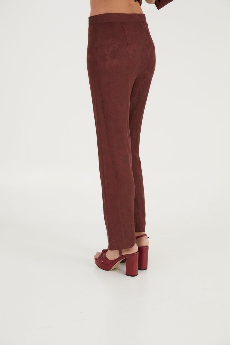 SIXTY CROP JCQ RUSTIC BROWN TROUSERS