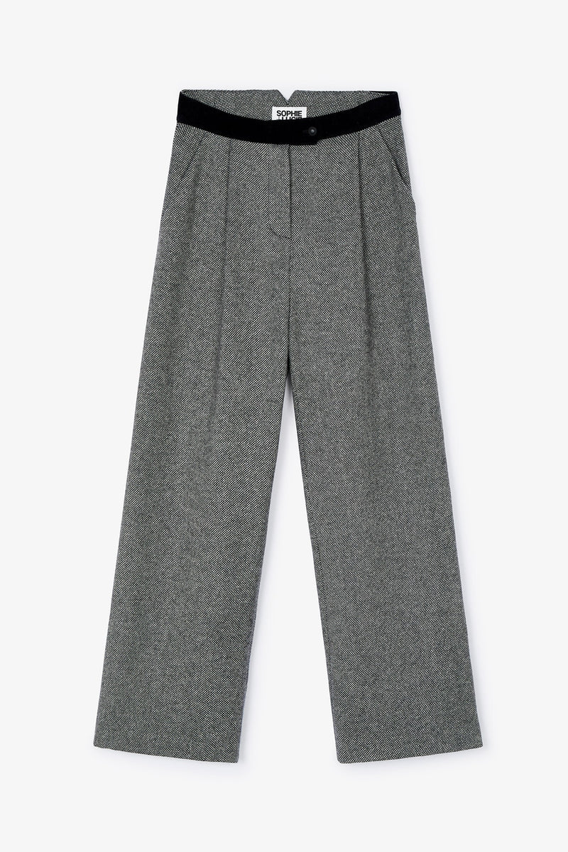 PANTALON BOBY CHEVIOT GRIS