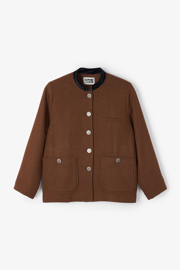 TIROL CAMEL CLOTH JACKET