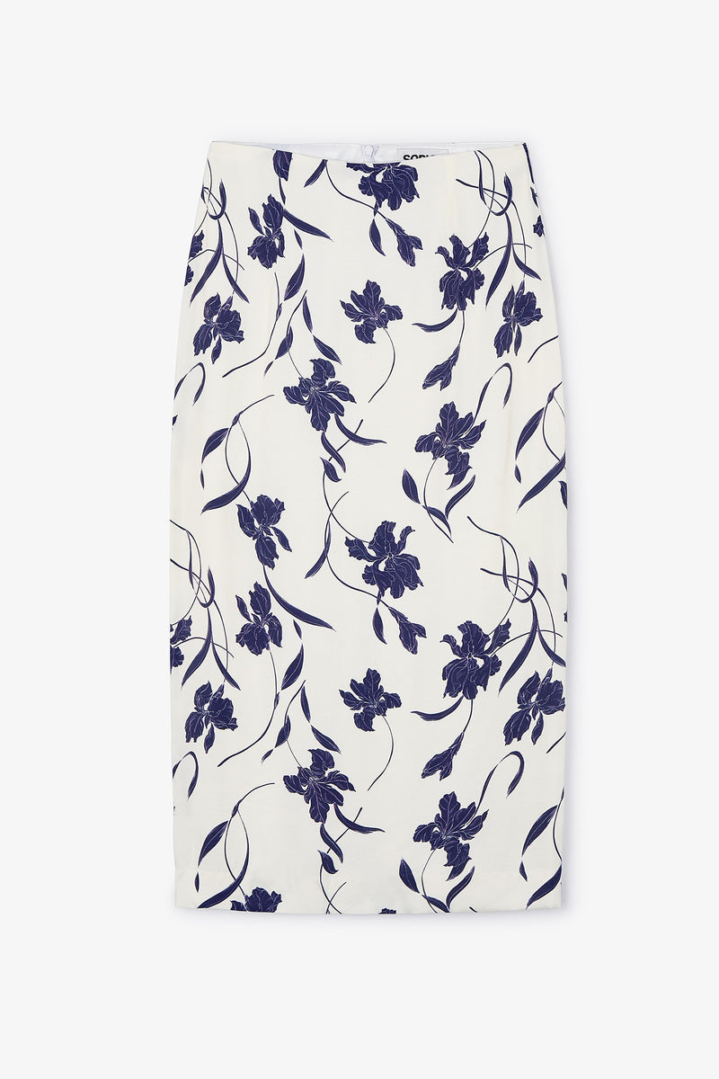 ORCHID TUBE NAVY SKIRT