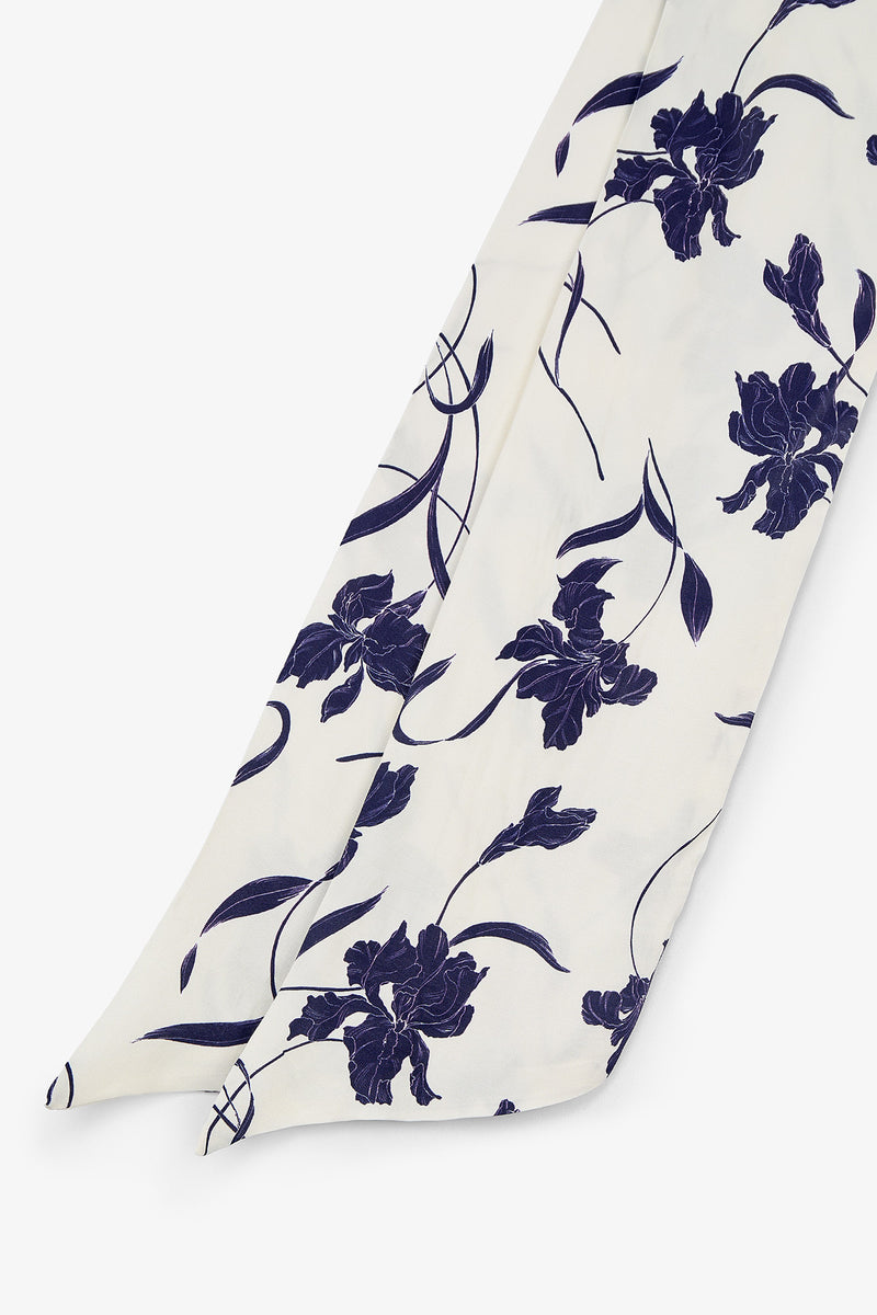 CORINTIA ORCHID NAVY DRESS