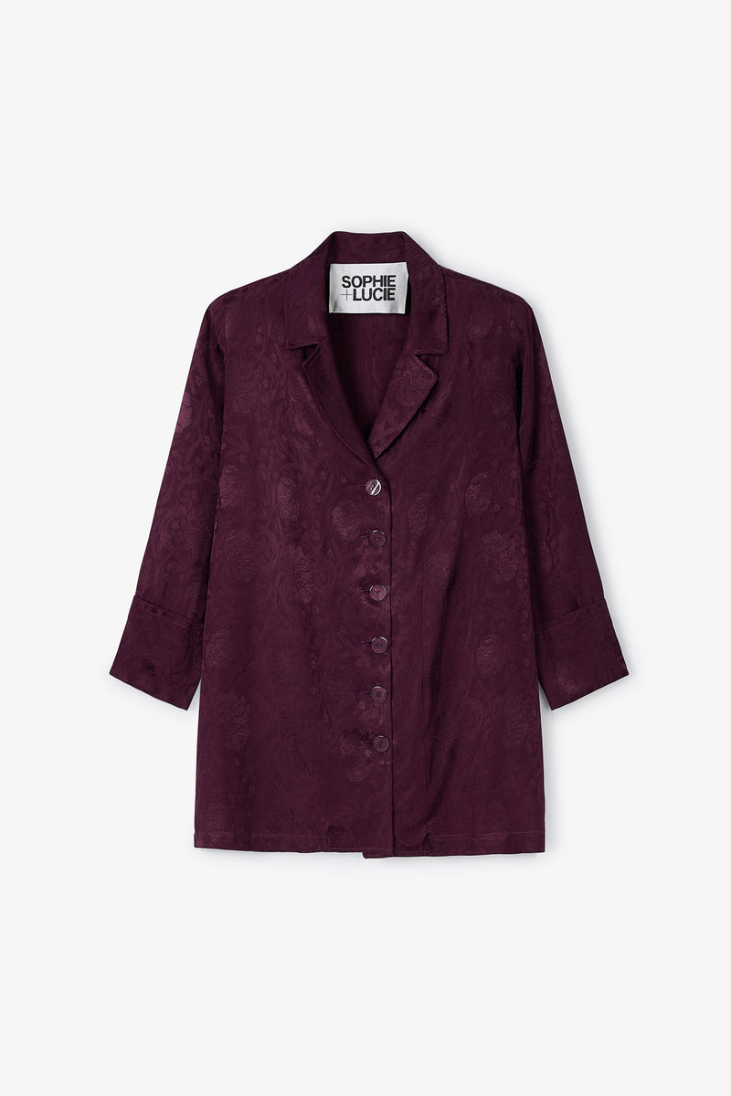 LION JCQ RETRO BURGUNDY JACKET