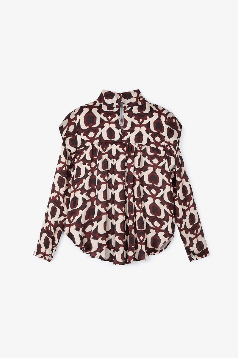 JUANITA CELOSIA TILE BLOUSE