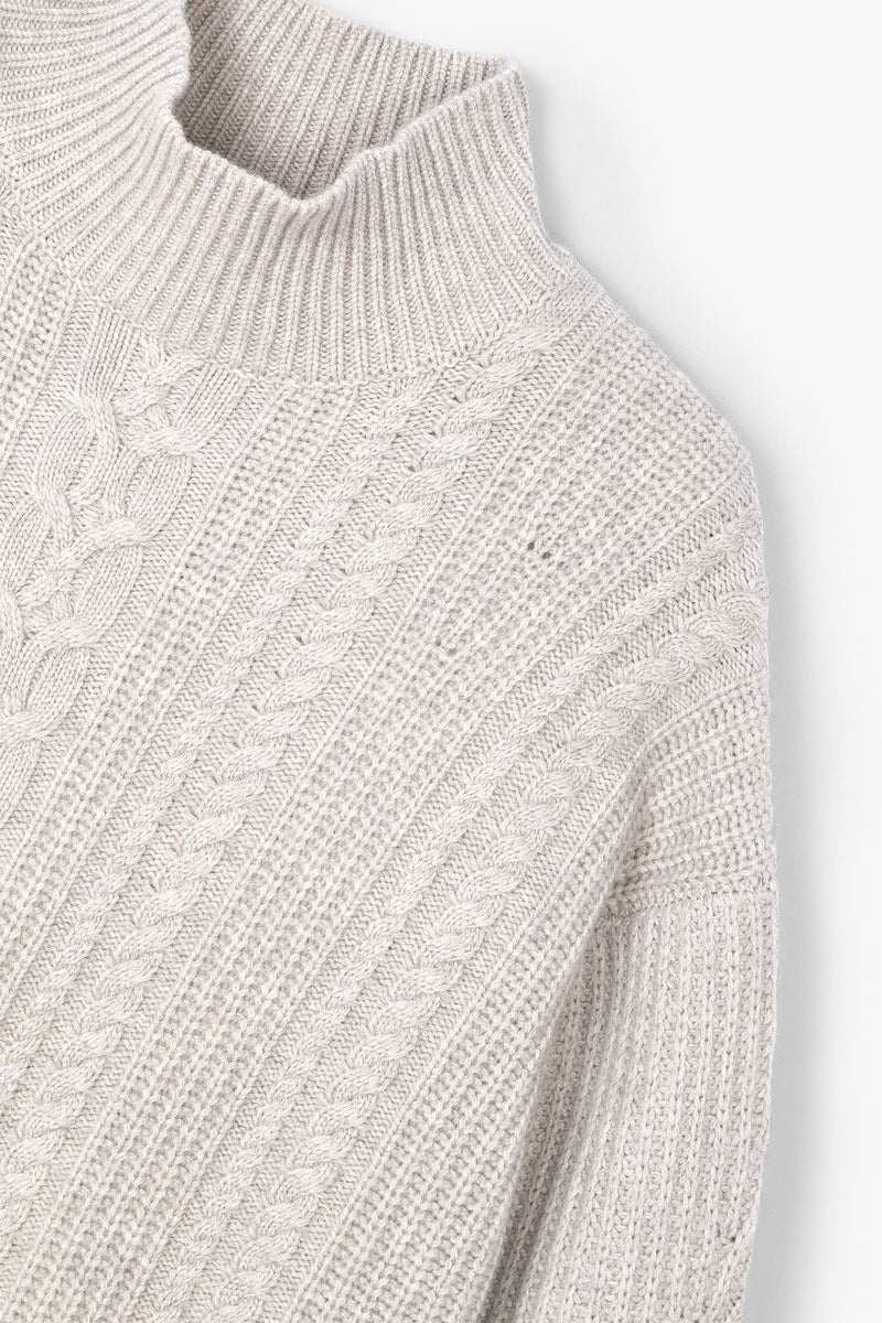 EIGHTS KNITTED BEIGE JUMPER