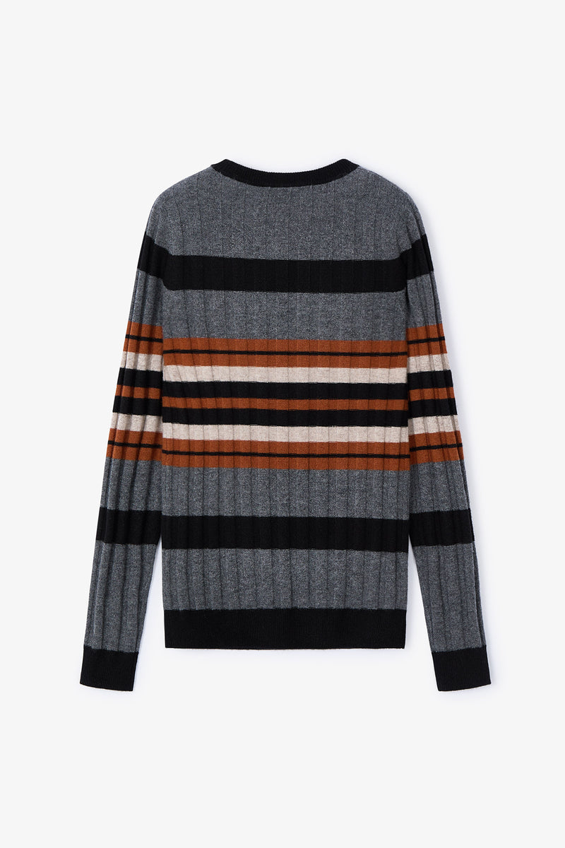 CANALE STRIPED BEIGE JUMPER