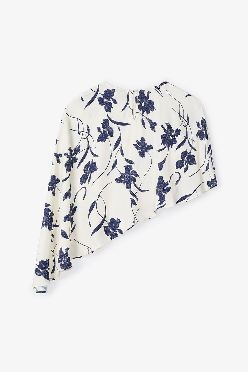 GAUZE ORCHID NAVY CAPE