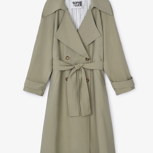 Rebajas - Oversize khaki trench coat | Sophie and Lucie