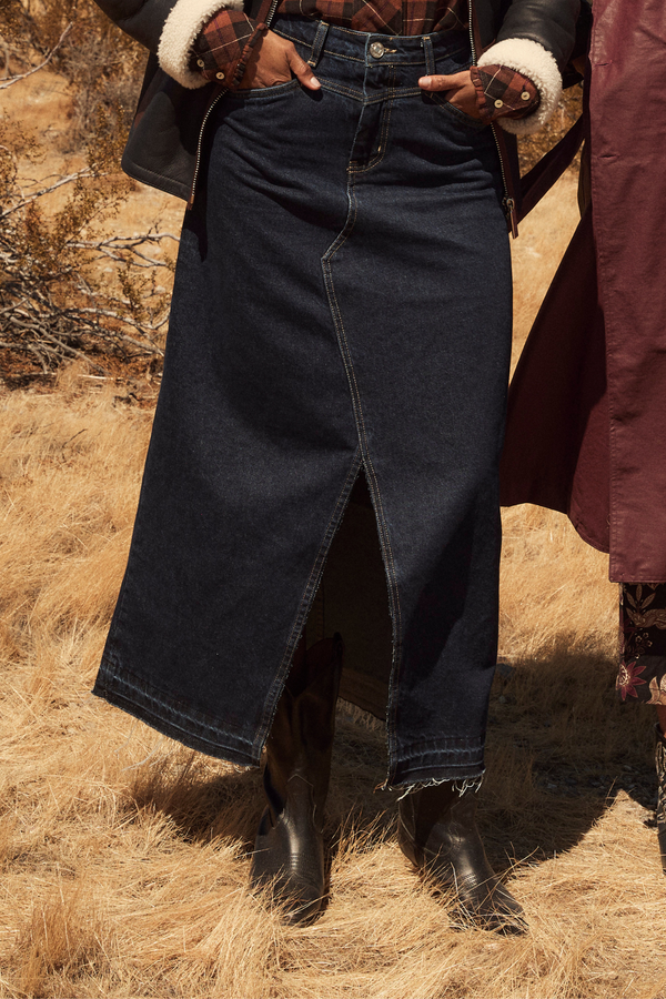 DENIM TEXAS BLUE SKIRT